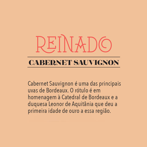 Vinho Tinto Cabernet Sauvignon Reinado