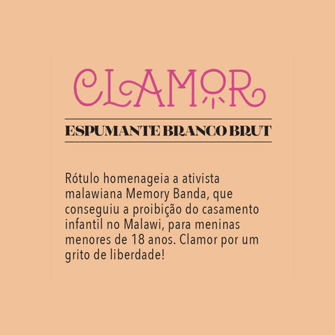 Espumante Branco Brut Clamor