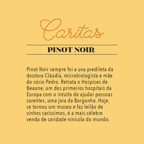 Vinho Tinto Pinot Noir Caritas