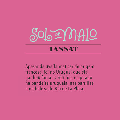 Vinho Tinto Tannat Sol de Maio