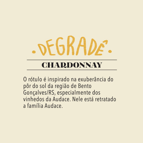 Vinho Branco Chardonnay Degradê