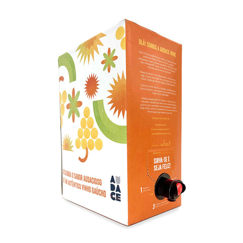 Bag in Box Vinho Branco Chardonnay Degradê