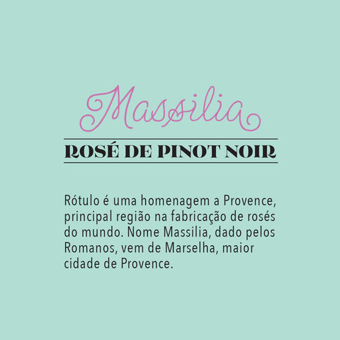 Vinho Rosé de Pinot Noir Massilia