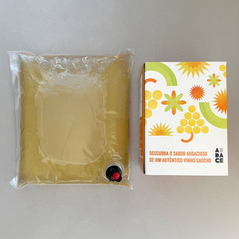 Kit 2 Bag in box Vinho Branco Chardonnay Degradê