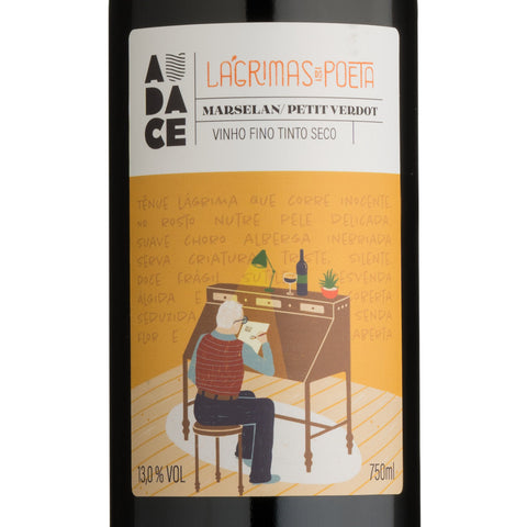 Vinho Tinto Marselan/Petit Verdot Lágrimas do Poeta