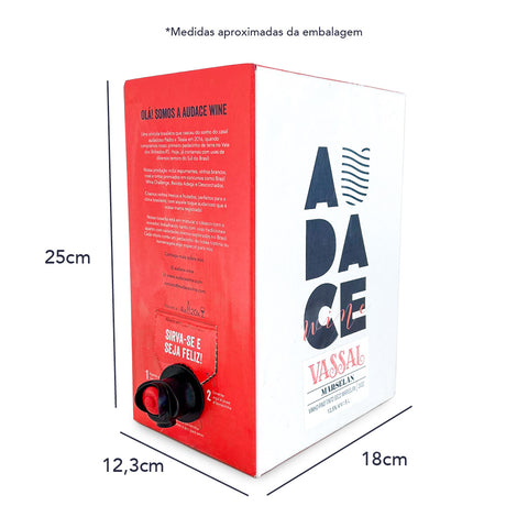 Bag in Box Vinho Tinto Marselan Vassal